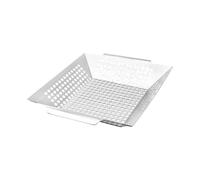 UKCOCO Plaque de Cuisson à Gros Trous en Acier Inoxydable pour Barbecue, Résistance la Chaleur et Grosse Capacité, pour Barbecue à Domicile ou Petite Réunion