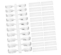 UKCOCO Plaque de Test de Vernis à Ongles 200 Pièces Taille Standard Transparent Pratique pour Salon Manucure École Nail Art Outil Contraste de Couleur