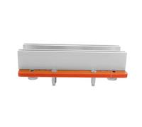 UKCOCO Plaque D'insertion pour Table de Défonceuse à Bois, Plaque de Positionnement à Rainurer Travail du Bois, Aluminium et Bakélite, Orange, pour Atelier et Production de Menuiserie