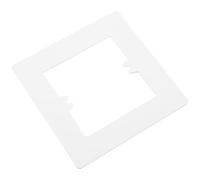 UKCOCO Plaque Murale Décorative Blanche 86 Type pour Interrupteur 1 Position, Cache-trou Léger en Plastique, Revêtement Mural pour Appliques Lumineuses, Installation Rapide sans Outil,