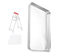 UKCOCO Plaque Pâtisserie Inox Lisse Multifonction pour Cuisson Vapeur et Four Facile à Nettoyer et Polyvalente pour Cuisine Quotidienne Couleur Aléatoire Couleur Aléatoire