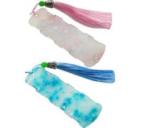 UKCOCO Plaques de Rangement en Acrylique pour Ongles D'instrument à Cordes, 2pcs, Protection Portable pour Ongles de Guzheng et Pipa, Facile à Transporter un Paquet