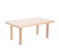 UKCOCO Plate-Forme en Bois Beige pour Hamster Design à Double Étage, Support pour Cage Sécurisé Offrant Un Environnement Amusant et Développement des Compétences