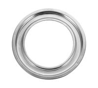 UKCOCO Plateau De Connexion à Eau De La Fournaise à Gaz Moule à Bac D'égouttage Pour Cuisinière à Gaz Bac D'égouttage Rond Pour Brûleur Plateaux à Acier Inoxydable Silver