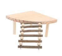 UKCOCO Plateforme Bois Hamster Échelle Cage Animal Jouet Saut Repos Adapté Hamster Nain