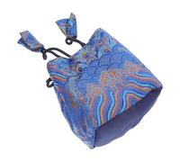 UKCOCO Pochette de Rangement Épaisse pour Service à Thé Bleu Océan Moyen, Paquet de Transport Multifonction pour Théière et Accessoires, Organisateur Compact Voyage et Maison