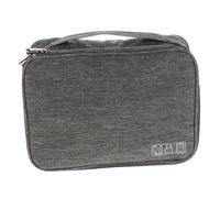 UKCOCO Pochette Étanche Multifonction pour Accessoires Électroniques Rangement Voyage à Trois Organisateur Portable pour Chargeur Écouteurs et Câbles de Stockage et Pratique Gris