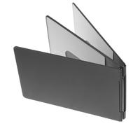 UKCOCO Pochette Multi Usage Permis Voiture Noire Étui Capacité avec Compartiments Protection Rayures pour Carte de Conducteur et Certificat Dimmatriculation