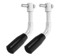 UKCOCO Poignées Métalliques Résistantes à la Chaleur pour Poêle à Bois et Chaudière - Poignée de Porte D’Insert de Cheminée Diamètre 95 MM - Accessoires de Rechange pour Poêles à