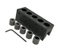 UKCOCO Poinçon de Positionnement Bois Rond Gabarit Localisateur Métal Léger pour Perçage Précis et Guidage Angle Droit Menuiserie