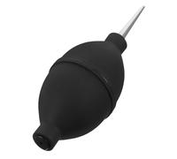 UKCOCO Poire à Presser pour Oreilles et Yeux 6.1 Pouces Embout Long Silicone Noir Nettoyage et Robuste Adapté aux Soins Auriculaires et Oculaires en Maison et Bureau