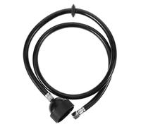 UKCOCO Pommeau de Bain Économiseur d'Eau Tuyau Flexible Noir 1,5 M Accessoire de Bain pour Lit de Shampoing Pulvérisateur sous Pression pour Salon de Coiffure Matériaux Solide