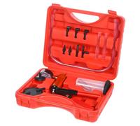 UKCOCO Pompe à Vide Manuelle pour Purge de Frein Professionnel, Testeur de Pompe à Pression Portable en Plastique et Cuivre, Kit D'outillage Automobile pour Réparation