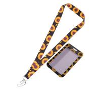 UKCOCO Porte-badge avec Lanière et Clip Rétractable pour Cartes Identité Pass Bus et Badges Porte-carte et Polyvalent pour École Bureau et Événements