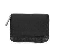 UKCOCO Porte-Cartes Compact Véritable Noir Multi-Fonction pour Cartes De Crédit Cartes Identité Et Étui Léger Et Portable pour Protection Bancaire Et Usage Quotidien