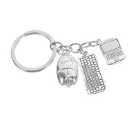 UKCOCO Porte Clés Clavier et Métallique Accessoire pour Sac et Original pour Dordinateur et Programmation