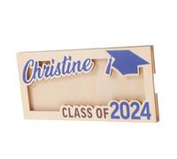 UKCOCO Porte-Monnaie De De Diplôme Bois Conteneur De Monnaie Pratique Et Élégant pour Achèvement