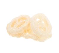 UKCOCO Porte-savonnette En Luffa Naturel 5 Pièces 6-7 Cm Absorption Eau Salle De Bain Support Base De Savonnette Respirant Et Séchage Rapide