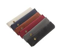 UKCOCO Porte-Stylo en Cuir PU Épais Étui à Stylo Simple Pochette De Protection Élégante Lot De 6 pour Bureau Et École Accessoires pour en Cuir
