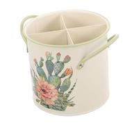 UKCOCO Porte Ustensiles Cuisine Décoratif Pot pour Baguettes Rangement Portable Résistant et Organisé pour Table Seau Multifonction Cuisine avec Motif Élégant