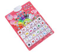 UKCOCO Poster Interactif Électronique Éducatif pour Garçon Fille Affiches Pédagogiques Colorées pour Apprentissage Préscolaire Éveil Sonore sans Batterie Outil Pratique pour Mémoire et