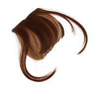 UKCOCO Postiche Frange Aérienne Clip Extensions de Cheveux Fausse Frange Facile à Porter Style Naturel Haute Température Réutilisable et