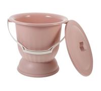 UKCOCO Pot de Chambre Portable Anti-odeur 4,5l en Pp Léger Couvercle et Design Antidérapant pour Toilettes Portables et Camping Extérieur