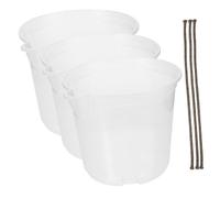 UKCOCO Pot de Fleurs Auto Irrigant avec Eau Bac à Plantes Multifonctionnel pour Intérieur et Balcon Système Arrosage Latéral Éclaboussures de Pots Plastique