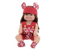 UKCOCO Poupée Garçon Fille Réaliste Souple Entièrement Moule Simulation pour Garçon Fille Reborn Décorative et Collection