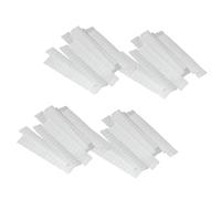 UKCOCO pour Pinceaux de Maquillage Pe Blanc 100 Pièces en Filet Plastique Protège et Garde Propres, pour Trousse de Maquillage et Paquet à Main