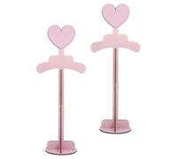 UKCOCO Présentoir à Chemises bébé en Bois Massif, Lot de 2, Support réglable et léger, pour vêtements d’Enfant, Nursery et événement