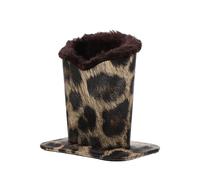 UKCOCO Présentoir à Lunettes en Cuir PU Peluche, Boîte de Rangement pour Lunettes de Soleil et Lecture, Support de Bureau Pratique pour Voyage et Usage Quotidien