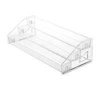 UKCOCO Présentoir à Vernis à Ongles Acrylique Transparent à 3 Niveaux, Organisateur de Palette de Maquillage Compact pour Coiffeuse, Étagère de Rangement Multifonctionnelle