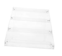 UKCOCO Présentoir Acrylique Transparent à Niveaux pour Boissons Étagère Escalier Multi-Couches Rangement et Pratique pour Magasins et Bureaux