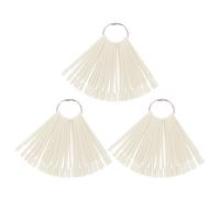 UKCOCO Présentoir Vernis Ongles Éventail avec Support Métallique Palette Faux Ongles Naturels pour Salon Manucure et Formation Nail Art