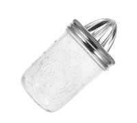 UKCOCO Presse-agrumes Manuel en Acier Inoxydable 480 Ml pour Mason Jar, Extracteur de Jus Citron et Orange, Presse-fruits Compact Cuisine et Usage Domestique