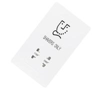 UKCOCO Prise Murale Électronique 220v pour Rasoir Électrique Blanc, Douille pour Rasoir en Cristal, Sécurité Anti-insertion Unipolaire, Adaptée pour Hôtels et Salles de Bain