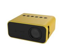 UKCOCO Projecteur LED Compact pour Téléphone Portable, Projecteur De Films avec Port pour Écouteurs, Clé USB, Chaîne Stéréo, Carte Mémoire, Réseau, Disque Dur, Lecteur DVD