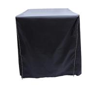 UKCOCO Protecteur de Machine à Laver pour Buanderie Noir Anti-poussière Ajustement Universel