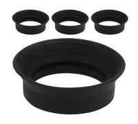 UKCOCO Protection Oculaire en Caoutchouc Souple pour Télescope 1,25 Pouces Lot de 4 Cache-oculaires Universels pour Microscope Stéréo Accessoires de Remplacement Légers et Compacts