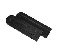 UKCOCO Protection pour Chaîne De Tronçonneuse 14 Pouces, Housse Noire 34 Cm, Accessoires De Guide-chaîne pour Usage Extérieur, Protège Guide Tronçonneuse, Déflecteur Résistant en Plastique