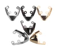 UKCOCO Protège-Talons Métalliques pour Talons Hauts, Lot de 3 Paires, Accessoires Décoratifs Invisibles, Protection Antidérapante Pointue, Chaussures Femmes Élégantes