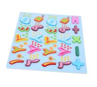 UKCOCO Puzzle Éducatif Bois Montessori Chiffres Arabes pour Garçon Fille Apprentissage Lettres et Reconnaissance Formes Jeu Association pour Développement Cognitif et Motricité Fine