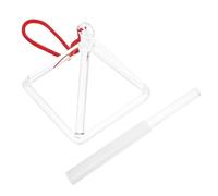 UKCOCO Pyramide Chantante Cristal avec Bâton pour Méditation Sonore Thérapie Relaxation Bol Chantant pour Yoga et Harmonie Intérieure