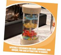 UKCOCO Rain Stick Toy Musical Instrument Portable Rain Sound Making Educational Toy for Creative Design Early Learning Music Play
