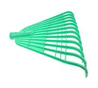 UKCOCO Râteau De Jardin Plastique avec Dents Outil Ergonomique pour Ramassage Nivellement De Pelouse Et Vert