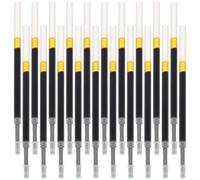 UKCOCO Recharges de Stylo Neutres 0,5 Mm Encre Noire 60 Pièces Recharge pour Stylos Gel Bureau École Écriture Fluide et Remplacement Facile Usage Professionnel