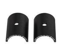 UKCOCO Réducteur de Guidon de Vélo 25,4 à 31,8 en Alliage D'aluminium Noir | Cale de Conversion, Bords Lisses et Dureté Élevée, Forme Stable, pour Potence de Vélo