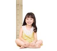 UKCOCO Règle de Hauteur Adhésive Bois pour Mesure Murale de Croissance Toise Murale Simple à Installer pour Chambre Garçon Fille et Garçon Fille