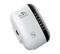 UKCOCO Répéteur WiFi 300 Mbps Extenseur De Signal Maison pour Usage Domestique Noir Et Blanc Compatible Tout Réseau Amplificateur sans Fil Adapté Grandes Maisons